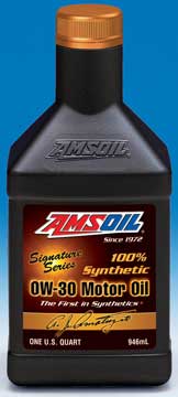Signature Series 0W-30 100% Synthetic Motor Oil (SSO) 